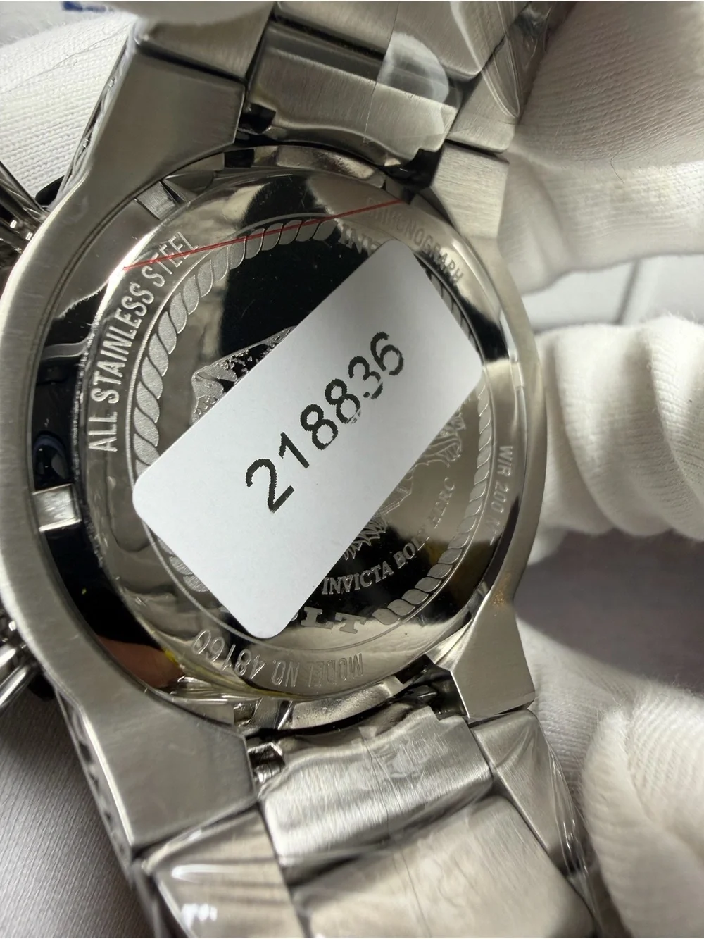 Invicta polished silver